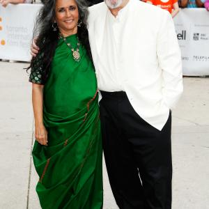 Deepa Mehta and Salman Rushdie at event of Midnights Children 2012