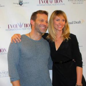 At the 2013 Evolution Film Festival in Hollywood CA with the festival cofounder Sandra Seeling Lipski