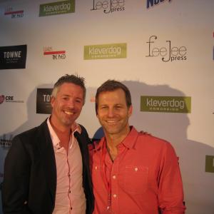 Anthony Meindl with Kenny Kelleher at the 2012 Downtown Los Angeles Film Festival
