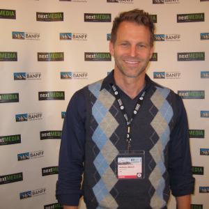 Anthony Meindl at Banff World Television Festival, June 2010, BIRDS OF A FEATHER TV Pilot Nominee