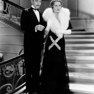 Still of Barbara Stanwyck and Adolphe Menjou in Forbidden (1932)