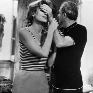 Still of Jules Dassin and Melina Mercouri in Pote tin Kyriaki 1960