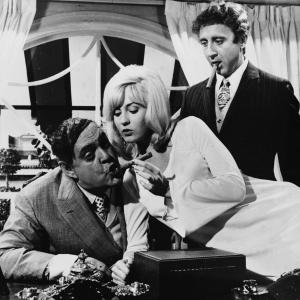Gene Wilder, Lee Meredith and Zero Mostel in The Producers (1967)