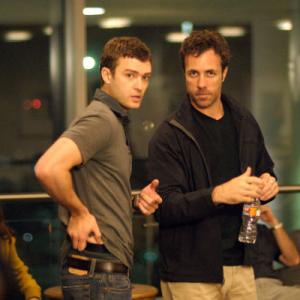 Still of Justin Timberlake and Michael Meredith in The Open Road (2009)