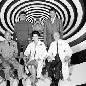 Still of Robert Colbert James Darren and Lee Meriwether in The Time Tunnel 1966