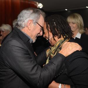 Steven Spielberg and S Epatha Merkerson at event of Linkolnas 2012