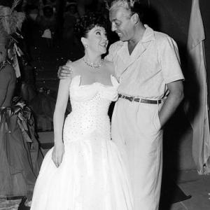 Theres No Business Like Show Busines Ethel Merman with Ceasar Romero on the set 1954 20th Century Fox IV