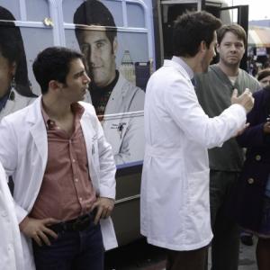Still of Ike Barinholtz Chris Messina Adam Pally Mindy Kaling and Ed Weeks in The Mindy Project 2012
