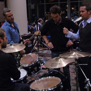 Mateo Messina working with the band Civil Twilight