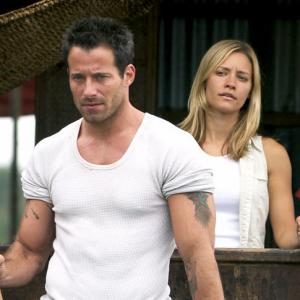 Still of Johnny Messner and KaDee Strickland in Anacondas The Hunt for the Blood Orchid 2004