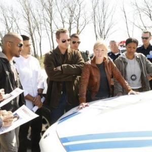 Still of Cole Hauser Jesse Metcalfe Rose Rollins Amaury Nolasco and Kelli Giddish in Chase 2010