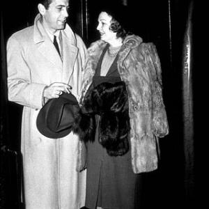 Humphrey Bogart and his third wife, Mayo Methot, circa 1942.