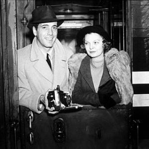 Humphrey Bogart and his third wife Mayo Methot circa 1942