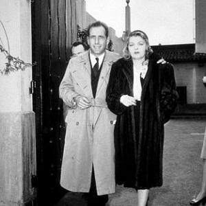Humphrey Bogart and his third wife, Mayo Methot, circa 1940.