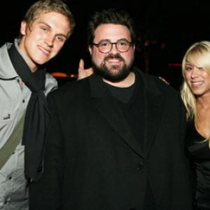 Kevin Smith, Jason Mewes and Katie Morgan at event of Zack and Miri Make a Porno (2008)