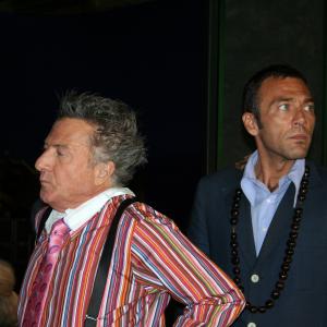 with Dustin Hoffman, Milan 2007