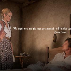 A scene from Black Sails season 1 episode 3 with Hannah New and Sean Cameron Michael as Eleanor and Richard Guthrie