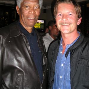 Sean and Morgan Freeman (Invictus)
