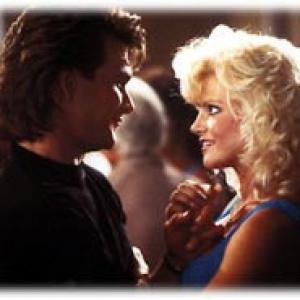 Julie MIchaels with Patrick Swayze in Road House