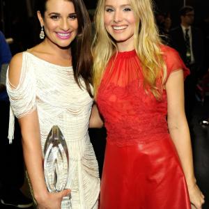 Kristen Bell and Lea Michele