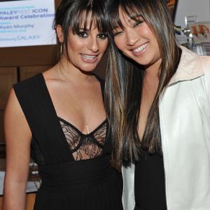 Lea Michele and Jenna Ushkowitz