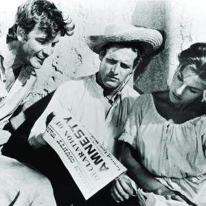 Still of Paul Newman and Lita Milan in The Left Handed Gun 1958