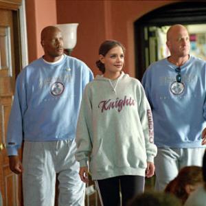 Samantha's (Katie Holmes) omnipresent Secret Service detail (Dwayne Adway, left and Michael Milhoan) never lets her forget that she's the First Daughter of the U.S.
