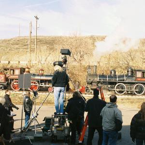 On location. 2004. GE AC4400 Locomotive commercial, at Nevada State Railroad Museum, Reno, NV.