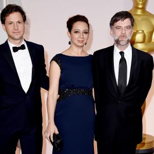 Paul Thomas Anderson Bennett Miller and Maya Rudolph at event of The Oscars 2015