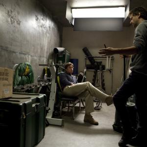Brad Pitt and Bennett Miller in Zmogus pakeites viska 2011