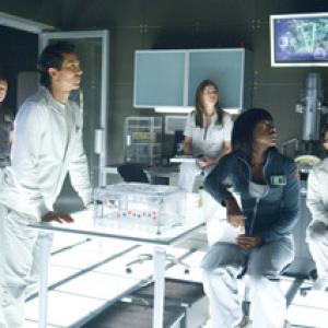 Still of Benjamin Bratt Ricky Schroder Viola Davis and Christa Miller in The Andromeda Strain 2008