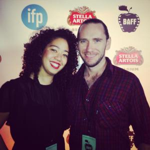 Christine Renee Miller and Randy Spence at Big Apple Film Festival for their short film debut of DONOR.