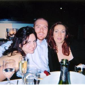 Nadia Wit Joel Miller and Leslie La Page at Kids Help Line benefit in Vancouver New Years Eve of 2005