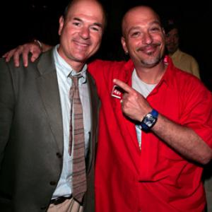 Howie Mandel and Larry Miller at event of The Aristocrats 2005