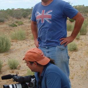 On location in Mojave, California, filming the fan film 