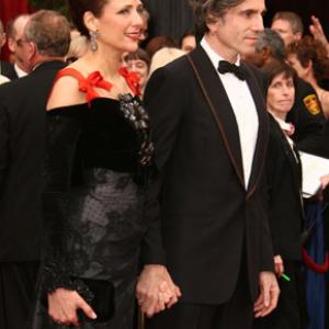 Daniel Day-Lewis and Rebecca Miller at event of The 80th Annual Academy Awards (2008)