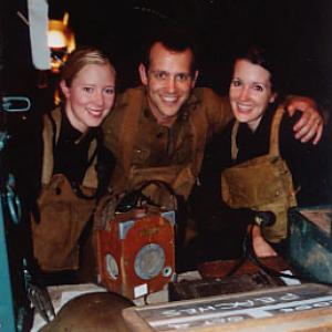 Angela Eckert, Bryce Lenon & Maureen McDonough as the Signal Corps operators inside the bunker. A Shade of Gray