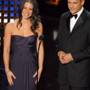 Wentworth Miller and Evangeline Lilly