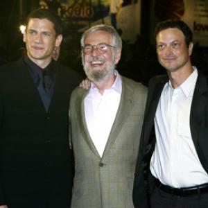 Gary Sinise Robert Benton and Wentworth Miller at event of The Human Stain 2003
