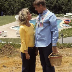 Martin Milner at home with wife Judith Bess Jones
