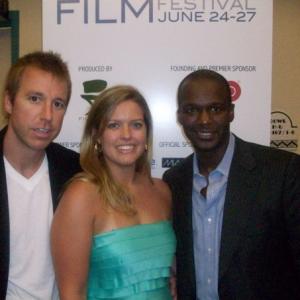 Ryan Miningham, Jamie Guest, Don Wallace at Hollywood Black Film Festival.