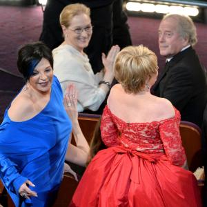 Lorna Luft and Liza Minnelli at event of The Oscars (2014)