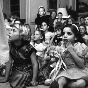 Liza Minnelli at her 6th Birthday Party in Los Angeles Ca 1952