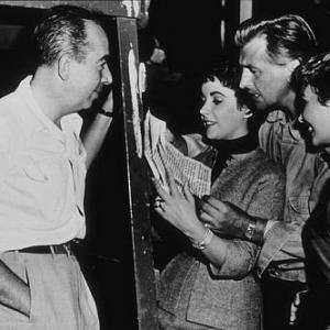 Elizabeth Taylor, Stewart Granger and Vincente Minnelli at MGM