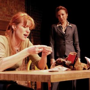 Elyse Mirto and Paige Allen in the award winning Any Day Now Manhattan Theatre New York NY January 2009