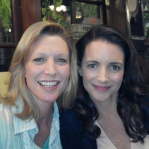 On the set with Kristin Davis Lifetime movie Of Two Minds