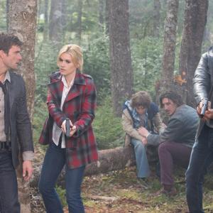 Still of Eric Balfour Dorian Missick Lucas Bryant and Emily Rose in Haven 2010