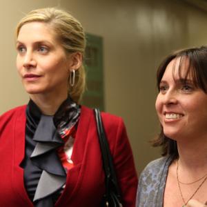 Still of Miranda Bailey and Elizabeth Mitchell in Answers to Nothing 2011