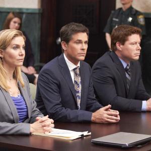 Still of Rob Lowe and Elizabeth Mitchell in Prosecuting Casey Anthony 2013