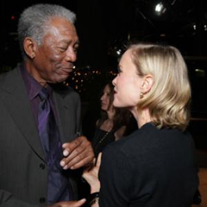 Morgan Freeman and Radha Mitchell at event of Feast of Love 2007